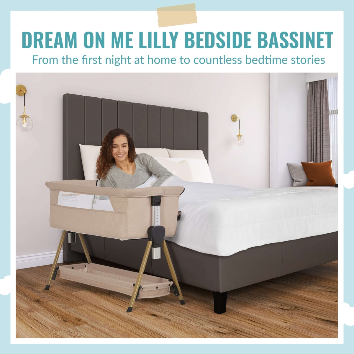 Lilly Bassinet & Bedside Sleeper | Dream On Me