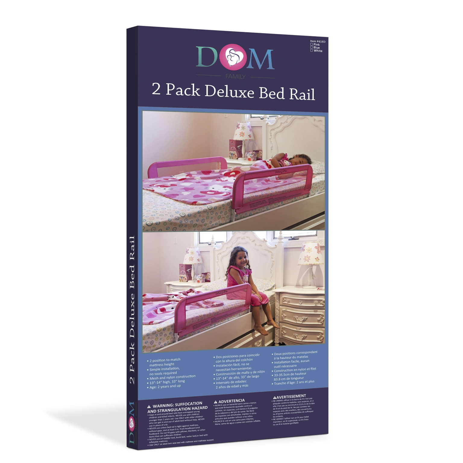 Mesh Security Bed Rail Double Pack Dream On Me