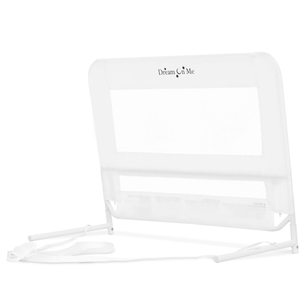 Mesh Security Bed Rail, White (New Height) Dream On Me