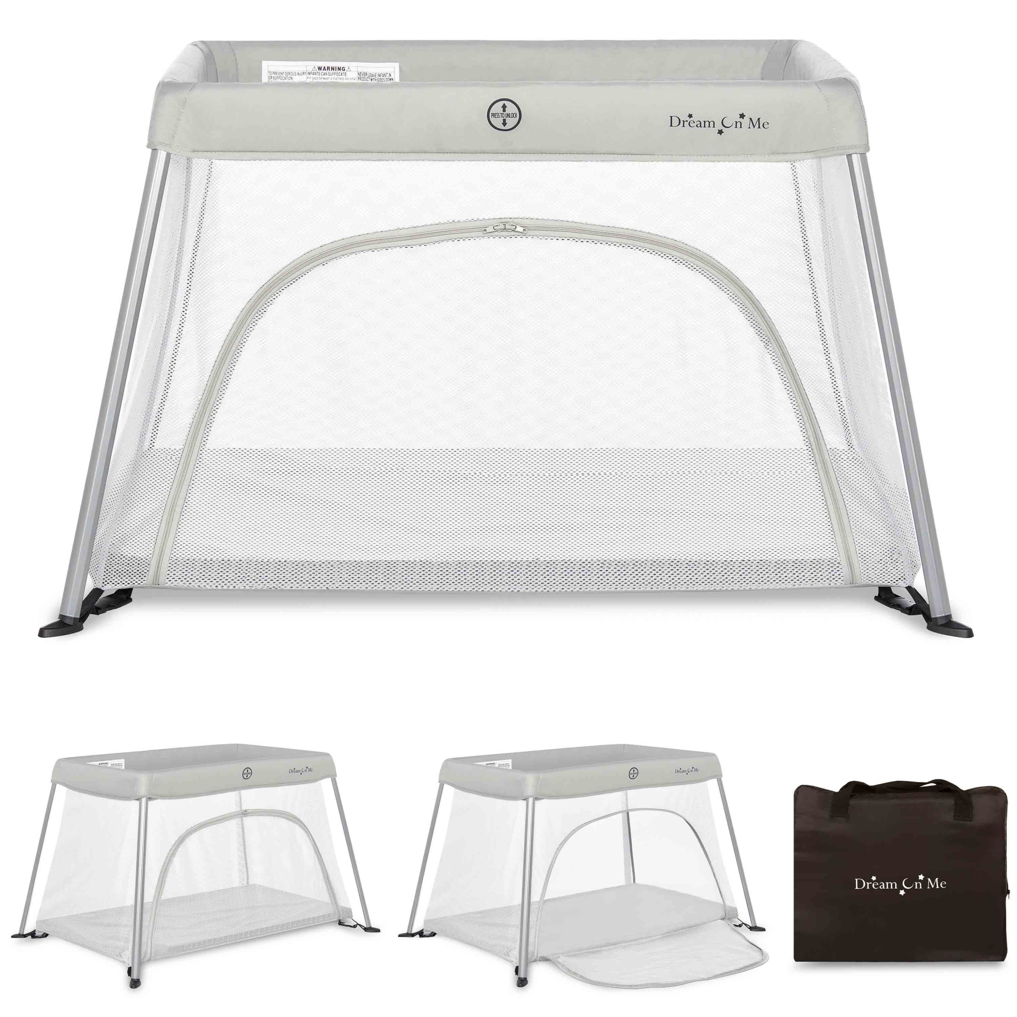 Travel Light Playard with Mesh Zipper Door Dream On Me