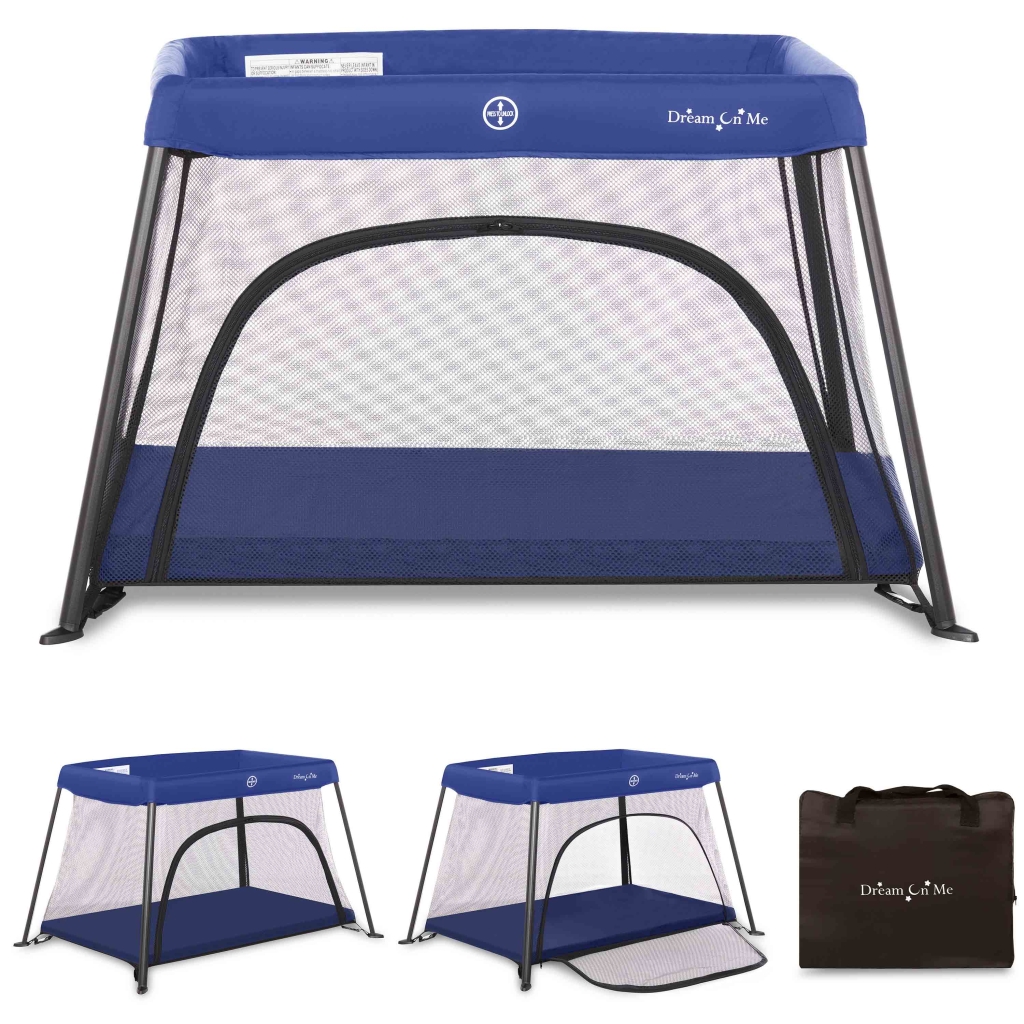 Travel Light Playard with Mesh Zipper Door Dream On Me
