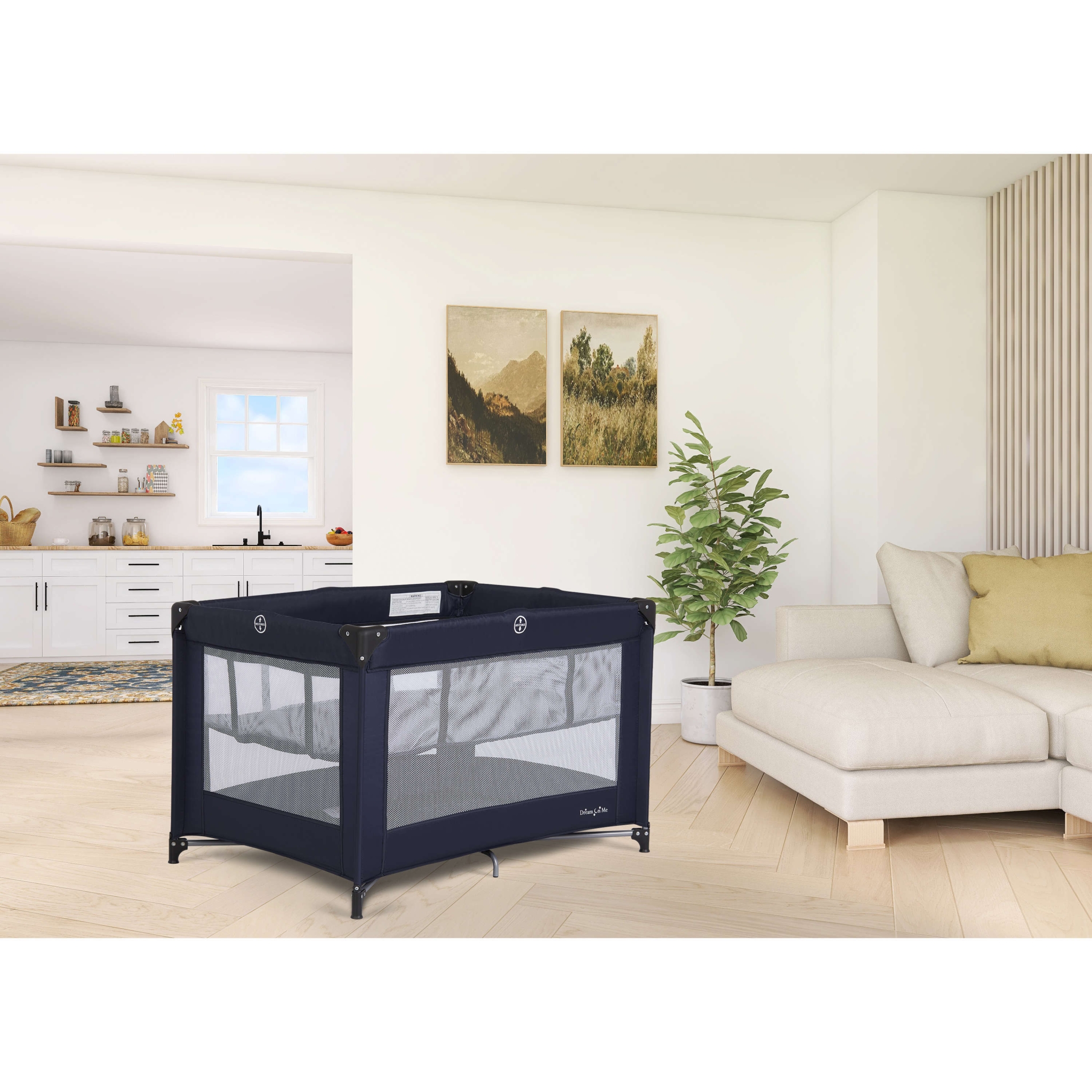 Zazzy Portable Playard with Dream On Me