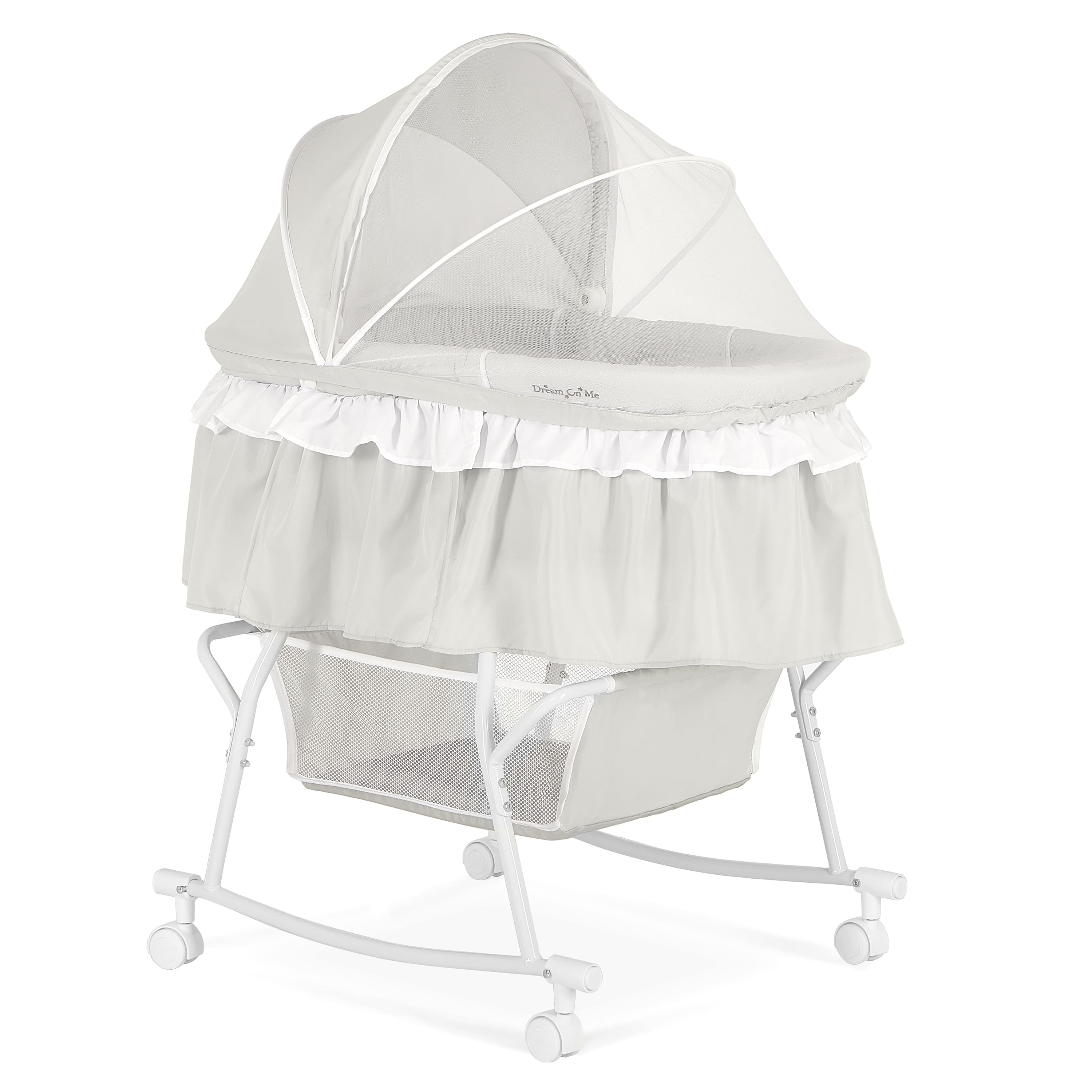 Lacy Portable 2 in 1 Bassinet and Cradle | Dream On Me