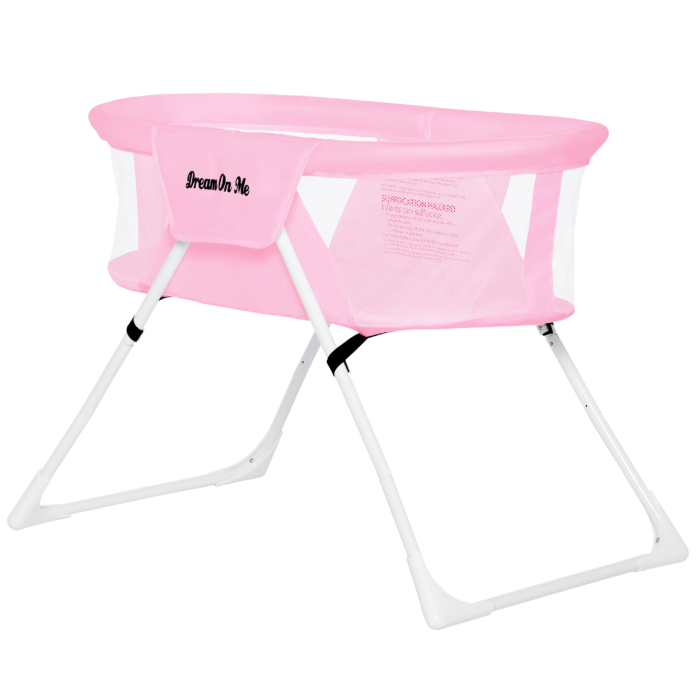 pink bassinet