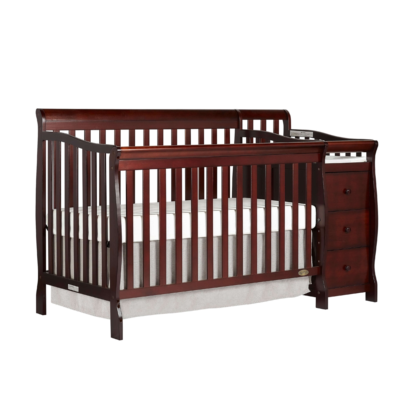 Brody 5 in 1 Convertible Crib with Changer Dream On Me