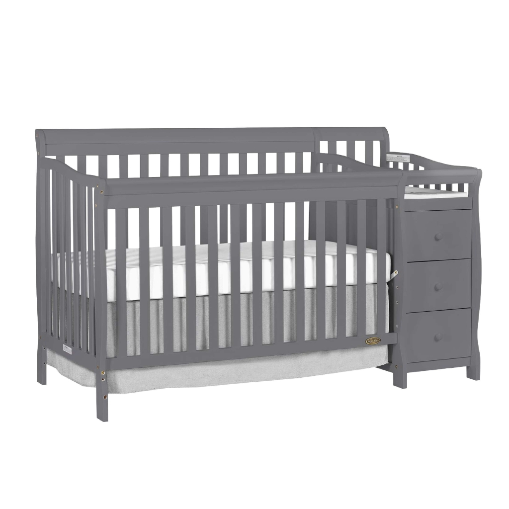 Brody 5 in 1 Convertible Crib with Changer Dream On Me