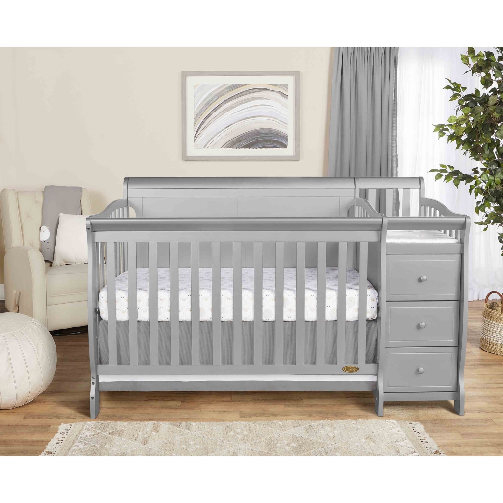 Brody Full Panel Convertible Crib with Changer Dream On Me