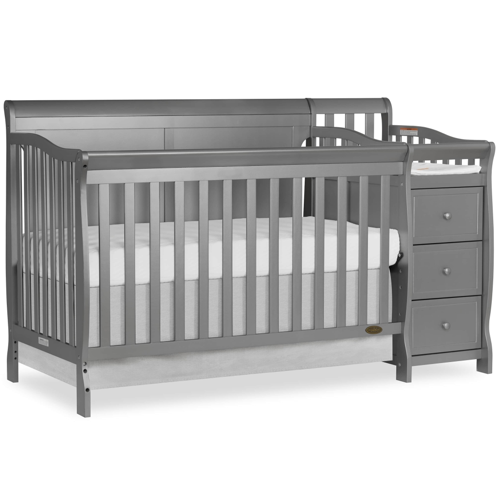 Brody Full Panel Convertible Crib with Changer Dream On Me