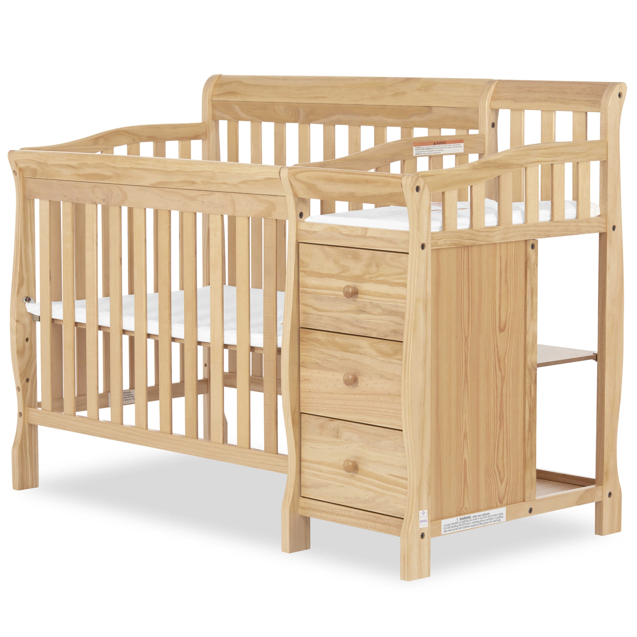 Jayden 4 in 1 Mini Convertible Crib and Changer Dream On Me