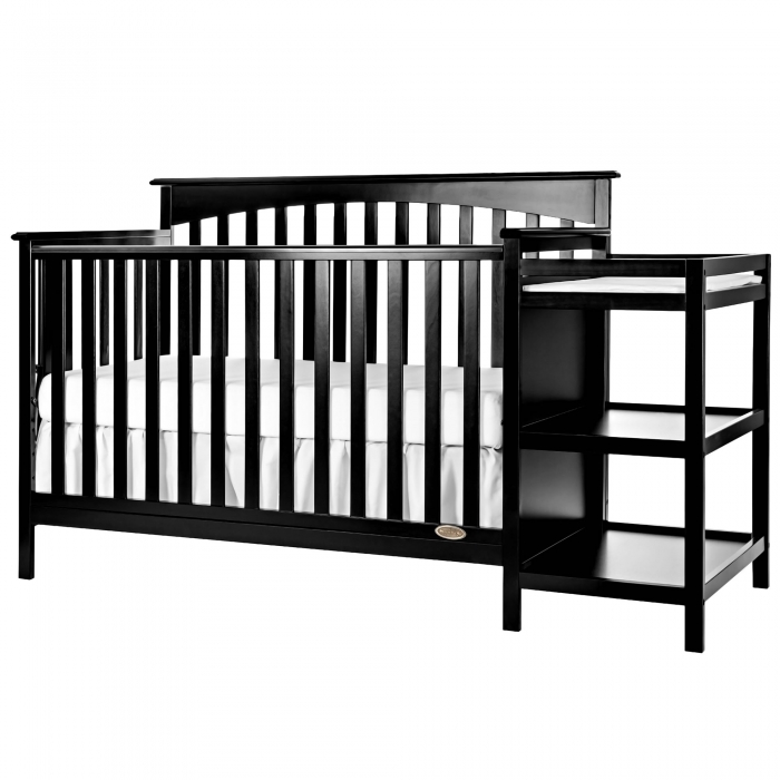 dream on me niko 5 in 1 convertible crib with changer