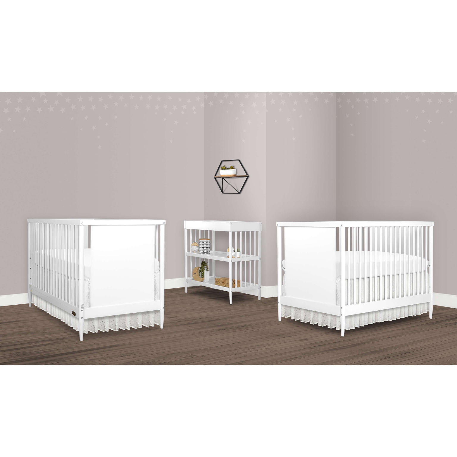 Clover 4 in 1 Modern Island Crib | Dream On Me