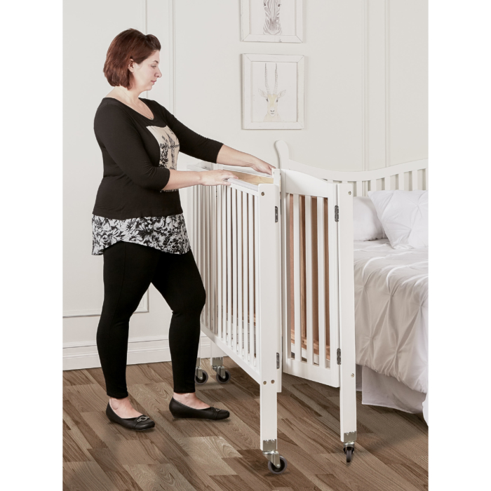 dream on me 3 in 1 portable folding stationary side crib