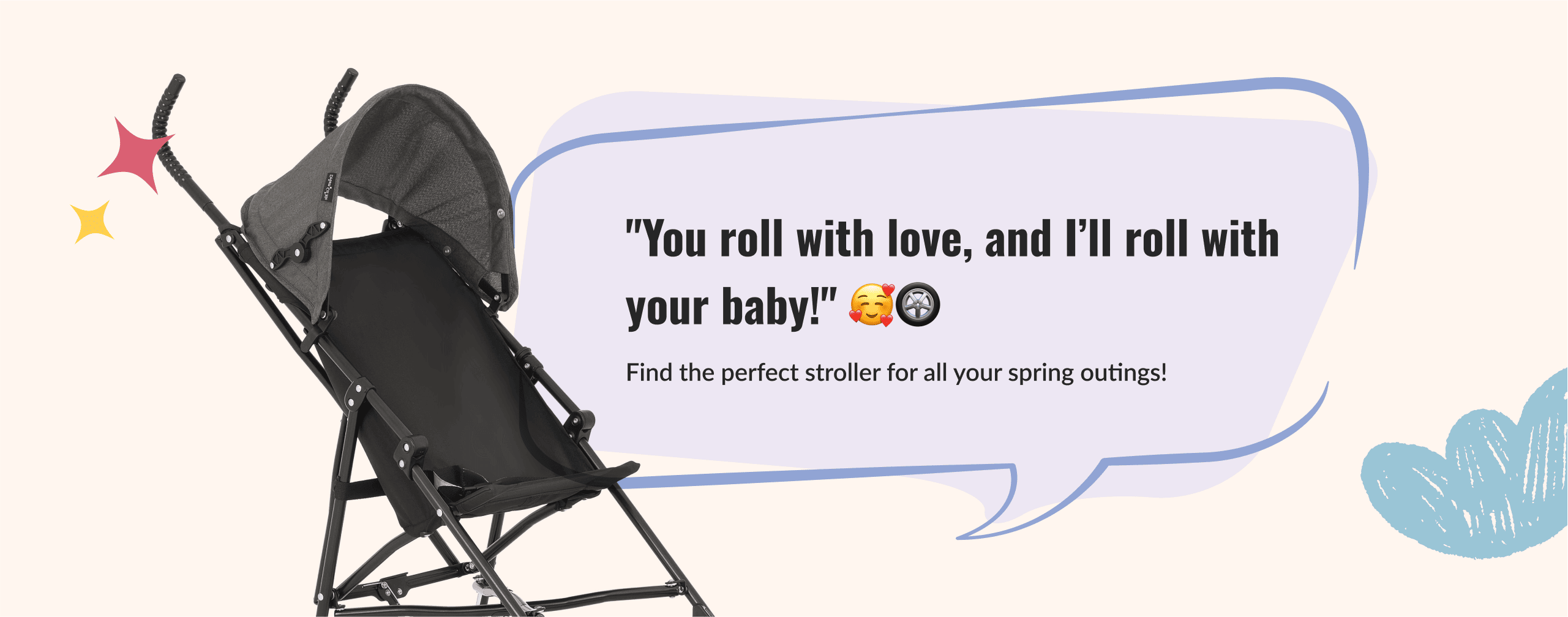 Find the perfect stroller for all your spring outings!
