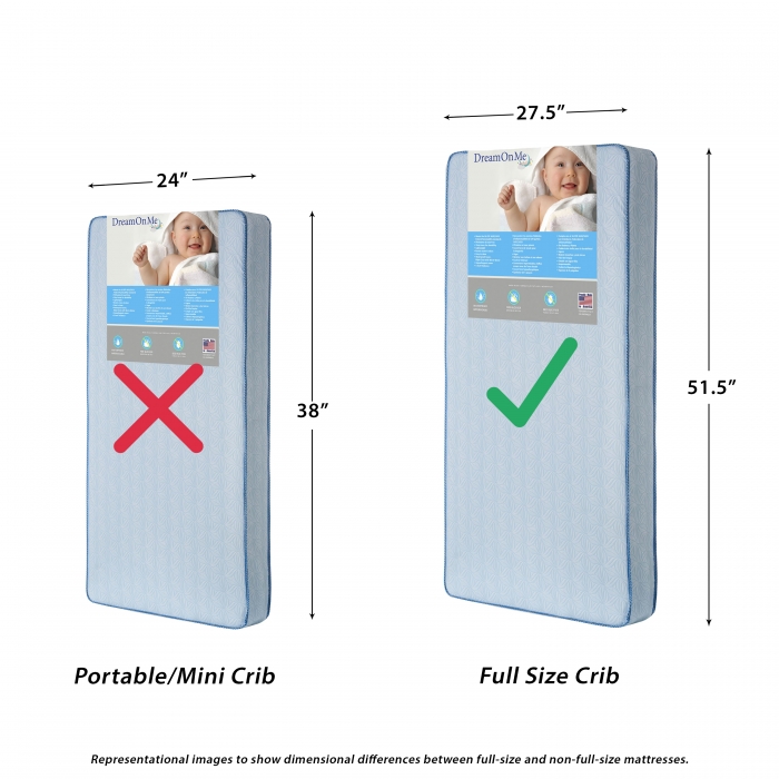 what is the size of crib mattress