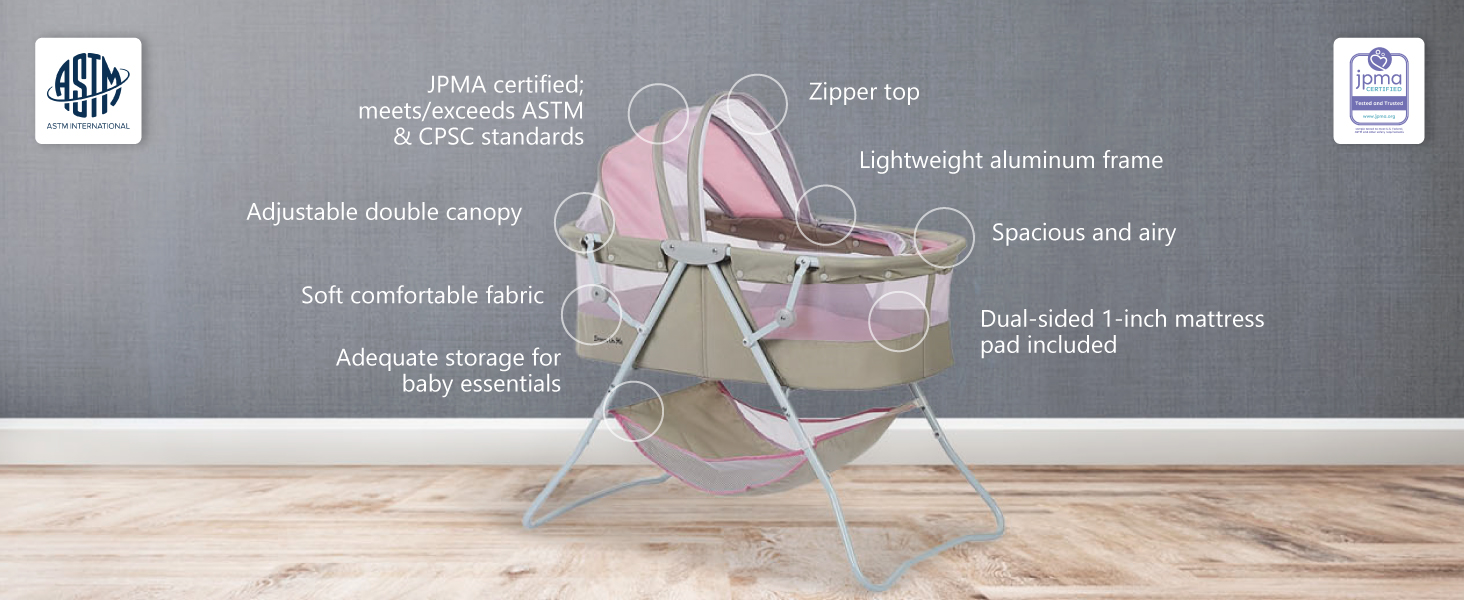 Karley Bassinet Features
