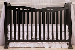 simmons beautyrest beginnings black brilliant sun crib and toddler mattress